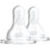 Smoczek DR BROWNS Standard Poziom 3 Przezroczysty 6 m+ (2 sztuki)