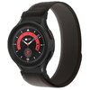 Pasek TECH-PROTECT Nylon do Samsung Galaxy Watch 4/5/5 Pro/6/FE (40/42/43/44/45/46/47mm) Czarno-pomarańczowy Materiał Nylon