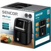 Air Fryer Frytkownica beztłuszczowa SENCOR SFR 6550BK 6.5 l, filtr antyzapachowy Czarny Funkcje dodatkowe Automatyczne wyłączenie