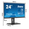 Monitor IIYAMA ProLite XUB2493HSU-B6 23.8" 1920x1080px IPS 100Hz 1 ms [MPRT] Przeznaczenie Do domu i biura