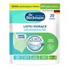 Listki do prania DR BECKMANN Magic Leaves Uniwersalne (20 sztuk)