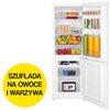 Lodówka MPM-182-KB-38W 142cm Biała Położenie zamrażarki Na dole