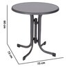 Stół ogrodowy PATIO Dine & Relax Pizarra Antracyt Materiał Stal