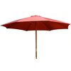 Parasol ogrodowy PATIO Poly Czerwony