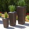 Doniczka PATIO Oscar 48244 Wenge 19.5L Materiał Technorattan