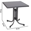 Stół PATIO Dine Relax 59926 Materiał Stal