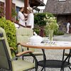 Stół ogrodowy PATIO Como 125 cm Antracytowo-brązowy Kształt Okrągły