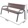 Ławka ogrodowa PATIO 22920 Antracytowo-brązowy Rozmiar po zmontowaniu [cm] 170 x 74 x 86