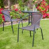 Krzesło ogrodowe PATIO Bistro Plus Brązowy Obróbka Metalowa