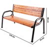 Ławka ogrodowa PATIO Park Plus 59814 Materiał wykonania konstrukcji Stal malowana proszkowo