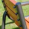 Krzesło ogrodowe PATIO Park Lux Brązowo-szary Pozycyjne Nie