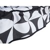 Huśtawka ogrodowa PATIO Latina H020-07PB Kolor Czarno-biały