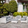 Zestaw mebli ogrodowych PATIO Dorothee 47273 Biało-szary Materiał wykonania stelażu Aluminium
