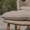 Fotel bujany PATIO Melanie Cappuccino Brązowy Rodzaj Fotel bujany