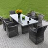 Zestaw mebli ogrodowych PATIO Elizabeth 47891 Szary Materiał Aluminium