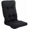 Poduszka na fotel PATIO Royal/Lena D002-07PB 124x48 cm Czarny