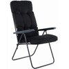 Poduszka na fotel PATIO Royal/Lena D002-07PB 124x48 cm Czarny Materiał Bawełna