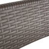Meble balkonowe PATIO Rattan wenge 47738 Brązowy Rozmiar po zmontowaniu [cm] 81 x 42.5 x 50