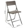 Meble balkonowe PATIO Rattan wenge 47738 Brązowy Liczba miejsc 2