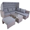Zestaw mebli ogrodowych PATIO Benedict 47210 Szary Materiał Aluminium