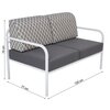 Sofa ogrodowa PATIO Agat Maroko L124-06EB Szary Rodzaj Sofa ogrodowa