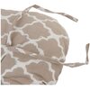 Poduszki na fotel PATIO Marocco H030-05PB 97 x 55 x 12 cm Brązowo-biały Materiał Bawełna