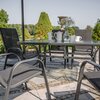 Zestaw mebli ogrodowych PATIO Denver 47812 Antracytowy Materiał Szkło hartowane
