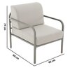 Fotel PATIO Agat D042-16DW Materiał wykonania konstrukcji Stal