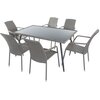 Stół ogrodowy PATIO Lupus 47181 Szary Materiał Technorattan