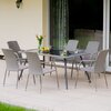 Stół ogrodowy PATIO Lupus 47181 Szary Z otworem na parasol Nie