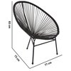 Fotel ogrodowy PATIO 47164 Arthur Materiał wykonania konstrukcji Stal