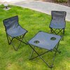 Meble campingowe PATIO Camping 47617 Antracyt Materiał Poliester