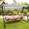 Huśtawka PATIO Rimini F008-13LB Materiał wykonania Stal