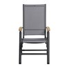 Krzesło ogrodowe KETTLER Cirrus 0100301-7110 Antracytowo-brązowy Materiał Aluminium
