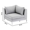 Moduł narożny KETTLER Ego Modular 0105338-7200 Kolor Srebrno-szary