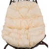 Poduszka na fotel PATIO Trapez D031-05CW 144 x 90 x 11 cm Ecru Materiał Poliester