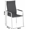 Krzesło ogrodowe KETTLER Fill 0104906-9400 Materiał Aluminium