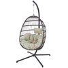 Zagłówek do fotela wiszącego PATIO G038-12LB 20 x 32 x 10 cm Materiał Bawełna