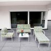 Sofa ogrodowa PATIO Agat G038-12LB Wielokolorowy Rozmiar po zmontowaniu [cm] 125 x 77 x 74