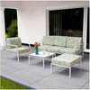 Sofa ogrodowa PATIO Agat G038-12LB 185 x 77 x 74 Rozmiar po zmontowaniu [cm] 185 x 77 x 74