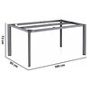 Stelaż stołu KETTLER Edge 0104021-7000 Materiał Aluminium