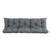 Poduszka na huśtawkę PATIO Frigiliana H024-07PB 180 x 100 x 10 cm Szary Materiał Bawełna