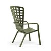 Krzesło NARDI Folio Zielony Materiał Tworzywo sztuczne
