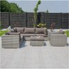 Zestaw mebli ogrodowych PATIO Claudine 47163 Szary Materiał Technorattan