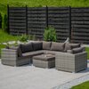 Zestaw mebli ogrodowych PATIO Claudine 47163 Szary Rozmiar po zmontowaniu [cm] 72 x 72 x 31