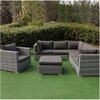 Zestaw mebli ogrodowych PATIO Claudine 47163 Szary Rodzaj Zestaw mebli ogrodowych