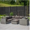 Zestaw mebli ogrodowych PATIO Claudine 47163 Szary Kolor Szary