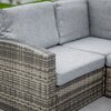 Zestaw mebli ogrodowych PATIO Margot Brązowo-szary Materiał Technorattan