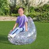 Dmuchana pufa BESTWAY Glitter Dream 72 x 72 x 64 cm Rodzaj Pufa