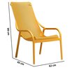 Fotel NARDI Net Lounge Senape Rodzaj Fotel